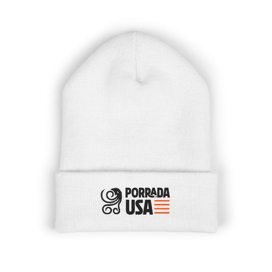 Stylish Porrada USA Embroidered Cuffed Beanie