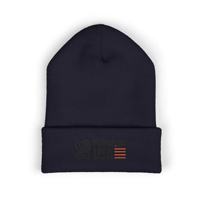 Stylish Porrada USA Embroidered Cuffed Beanie