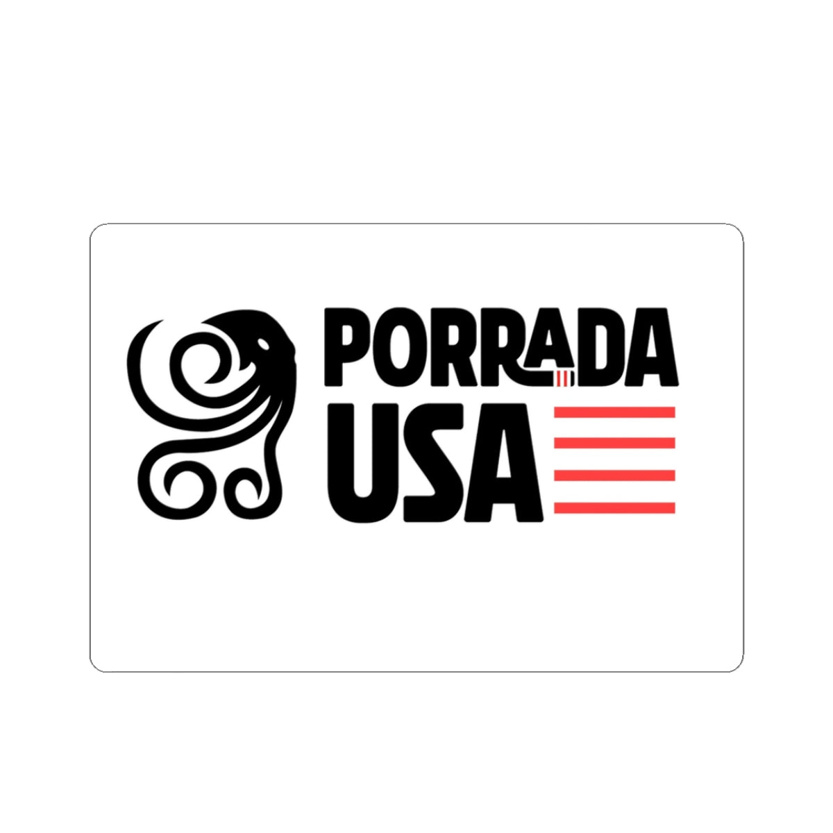 Porrada USA Cut Stickers - Perfect for Home, Office, and Gifts